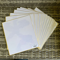 50 Shikishi Board Set 9.5 x 10.75
