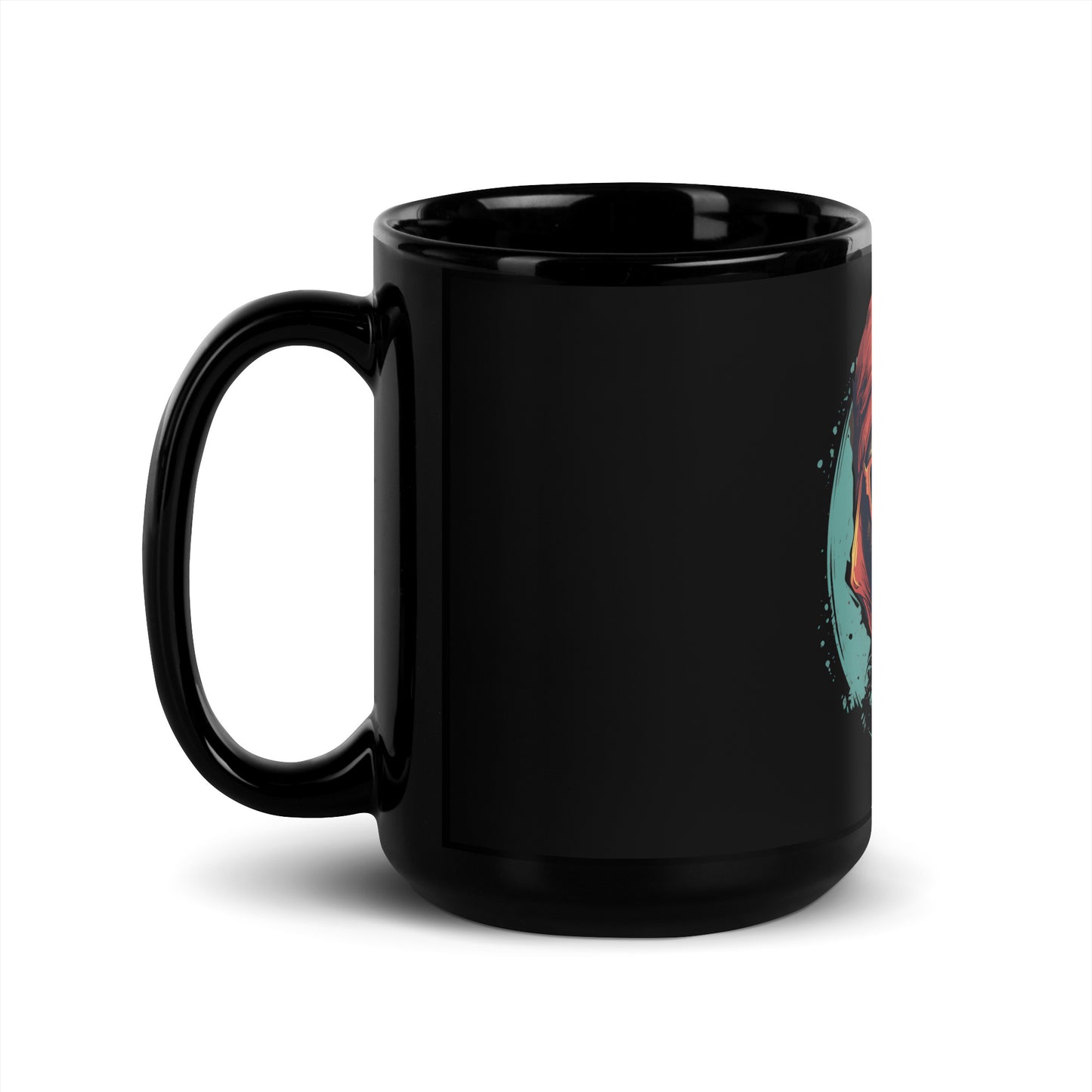 Sloth Swag Just Chill with Me Black Mug