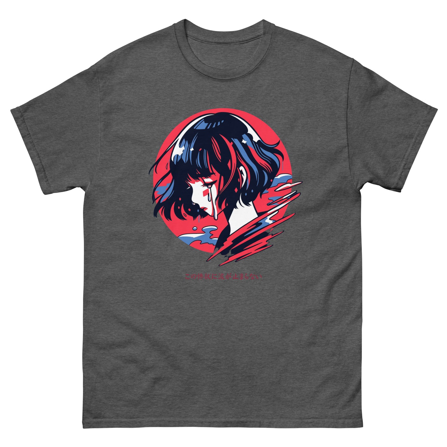 Anime Girl in Tragedy T-Shirt