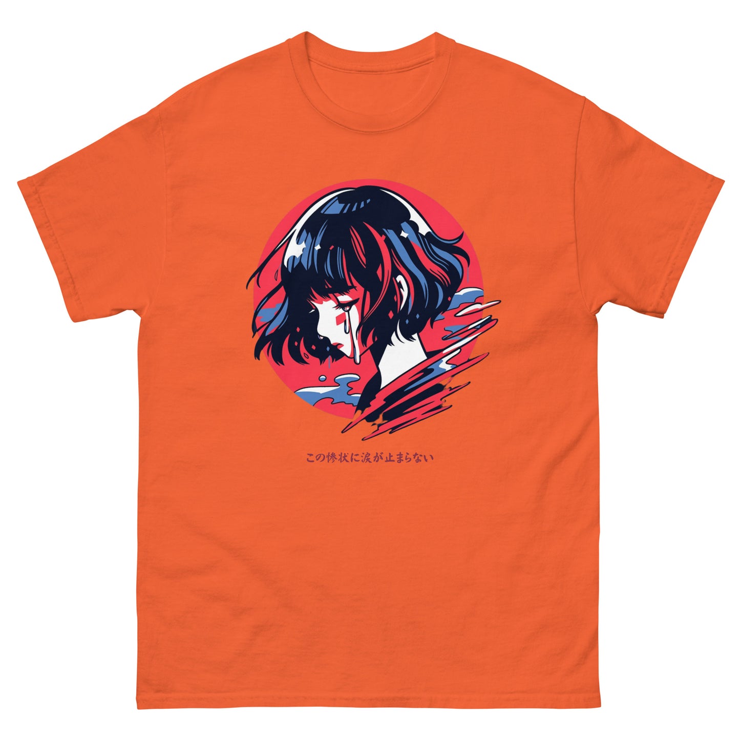 Anime Girl in Tragedy T-Shirt