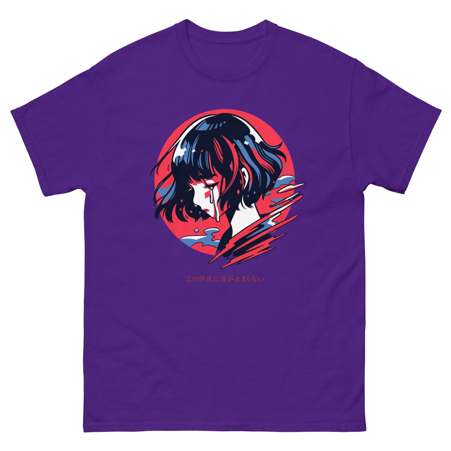Anime Girl in Tragedy T-Shirt