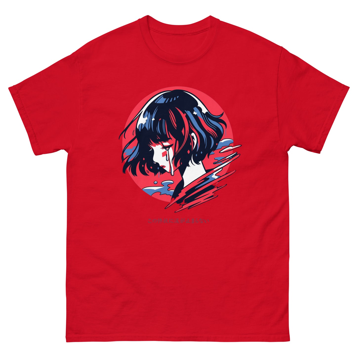 Anime Girl in Tragedy T-Shirt