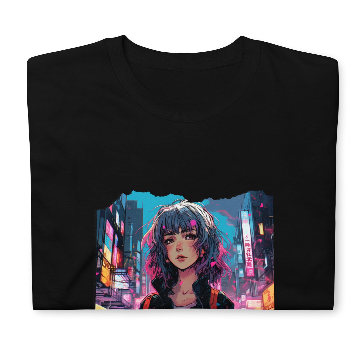 Cyberpunk Anime Game Over T-Shirt