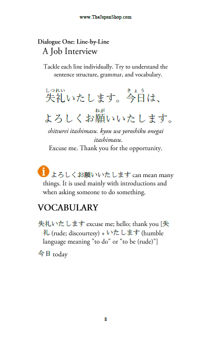 Learn Japanese through Dialogues Volume 6: Business Japanese [Paperback]