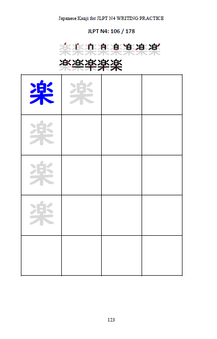 JLPT N4 BUNDLE Japanese Grammar, Kanji, & Vocabulary
