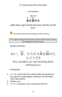 Thumbnail for 101 Common Japanese Idioms in Plain English