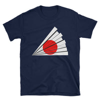 Beautiful Japanese Flag Fan Traditional Style Shirt Short-Sleeve Unisex T-Shirt - The Japan Shop