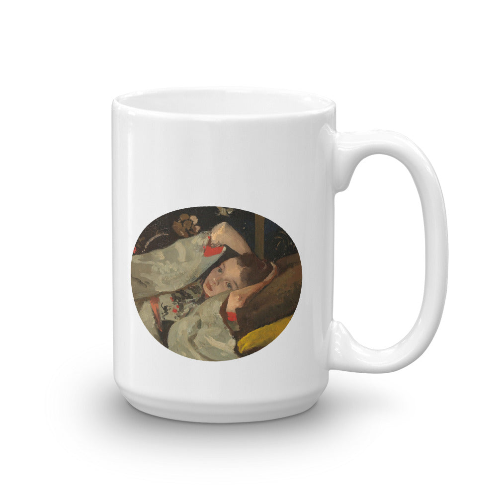 Girl in a Japanese Kimono by George Hendrik Breitner, 1894 Mug - The Japan Shop