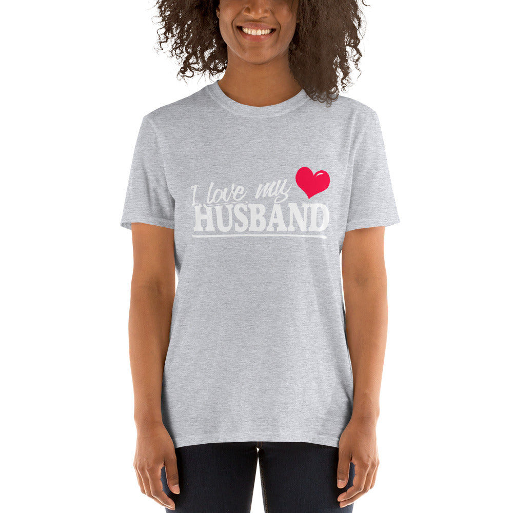 Womens I Love my Husband Couple Design Romantic Shirt Short-Sleeve Unisex T-Shirt - The Japan Shop
