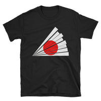 Beautiful Japanese Flag Fan Traditional Style Shirt Short-Sleeve Unisex T-Shirt - The Japan Shop