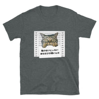 Bad Kitty in Japanese: It was the catnip! Short-Sleeve Unisex T-Shirt