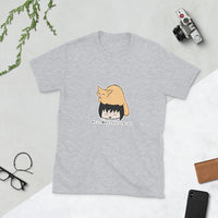 I'm not wearing a cat - Funny Japanese Idiom Short-Sleeve Unisex T-Shirt