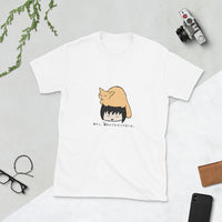 I'm not wearing a cat - Funny Japanese Idiom Short-Sleeve Unisex T-Shirt