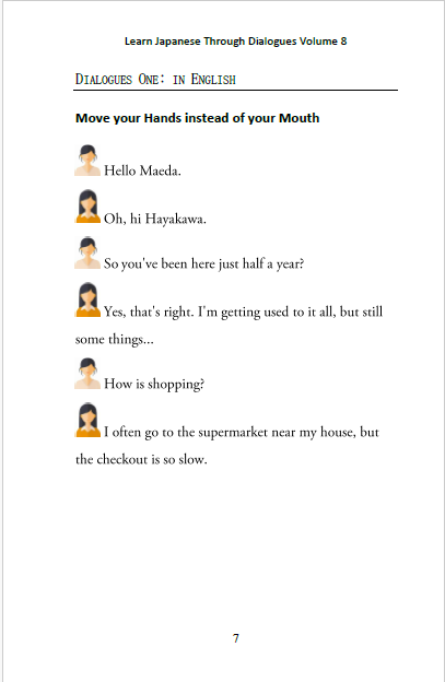 Learn Japanese through Dialogues Volume 8: Idioms [Paperback]
