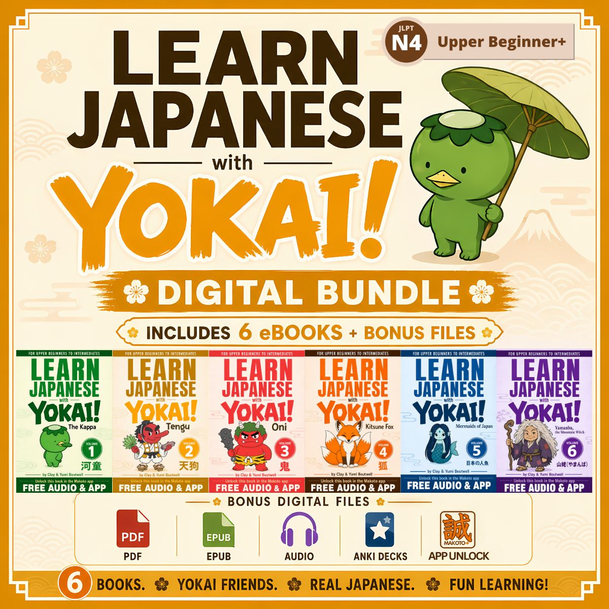 Learn Japanese with Yokai - N4 Level [DIGITAL DOWNLOAD BUNDLE]