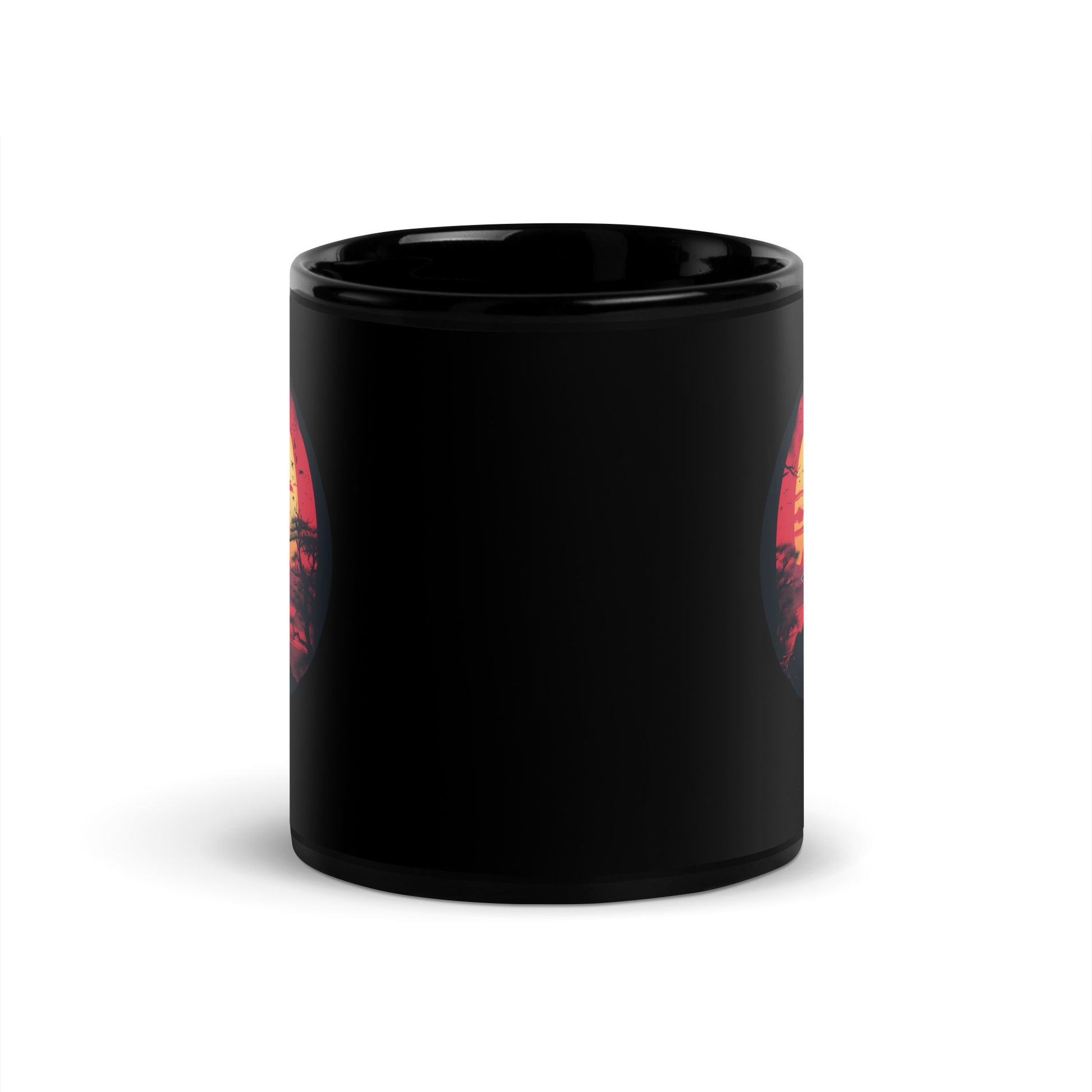 Lone Samurai Stares into the Rising Sun | Japanese-Inspired Mug