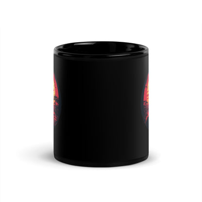 Lone Samurai Stares into the Rising Sun | Japanese-Inspired Mug