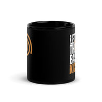 Thumbnail for Let the Bass Kick Spiral Abstract Music Black Mug