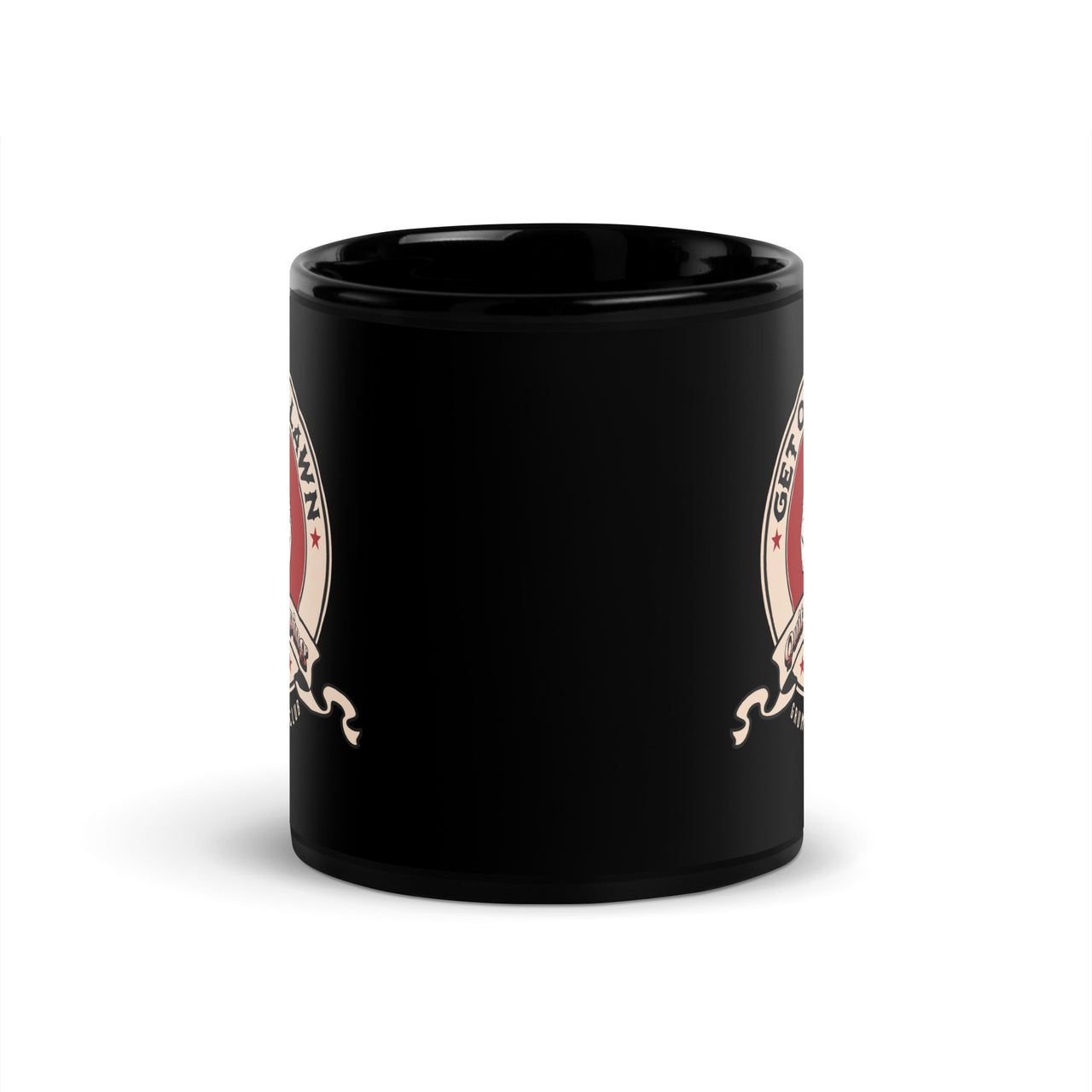 Get Off My Lawn: Well Aged and Grumpy Black Mug