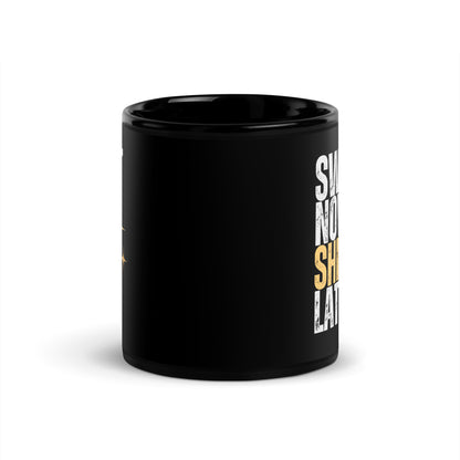 Sweat Now, Shine Later: Fitness Black Mug