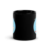Thumbnail for You May Adore Me Now: Cute Cat Love Black Mug