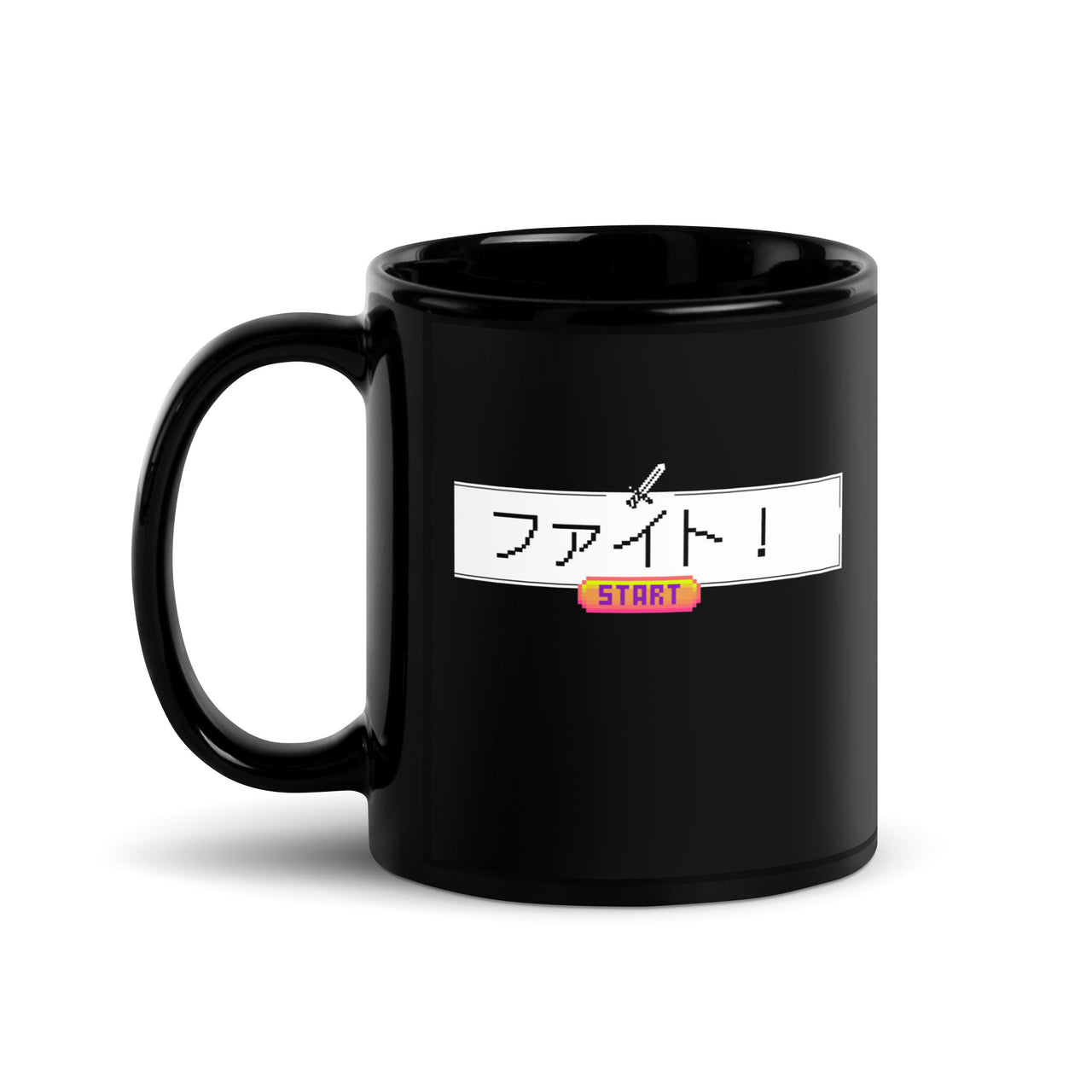 Press Start to Fight! Japanese | Japanese-themed mug