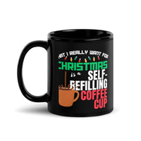 Thumbnail for Self-Refilling Coffee Cup Black Mug