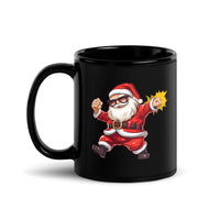 Thumbnail for Santa's Knockout Dance Black Mug