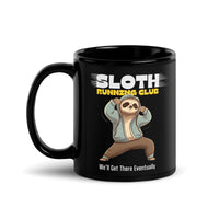 Thumbnail for Sloth Running Circle Black Mug