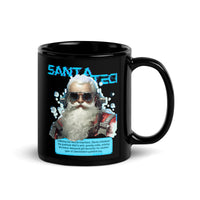Thumbnail for Santa Tech Cyberpunk Steampunk Christmas Black Mug