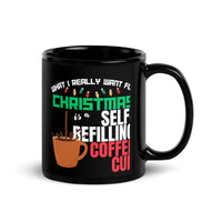 Thumbnail for Self-Refilling Coffee Cup Black Mug