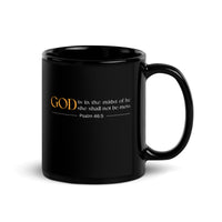 Thumbnail for Psalm 46:5 Design Black Mug