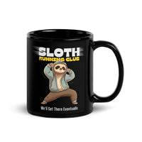 Thumbnail for Sloth Running Circle Black Mug