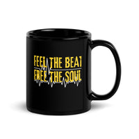 Thumbnail for Feel the Beat, Free the Soul: Heartbeat Black Mug