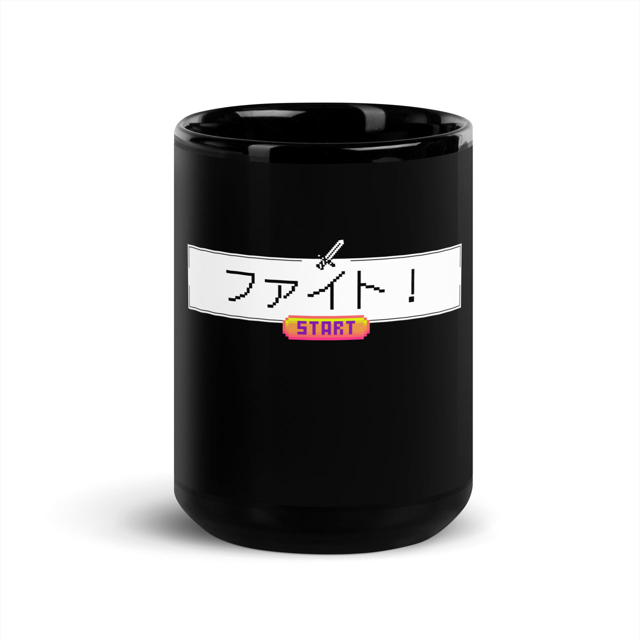 Press Start to Fight! Japanese | Japanese-themed mug