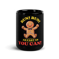 Thumbnail for Gingerbread Man Adventure: Catch Me Black Mug