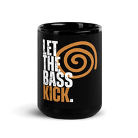 Thumbnail for Let the Bass Kick Spiral Abstract Music Black Mug