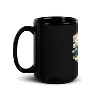 Thumbnail for The Waves are High Today Ukiyo-e Black Mug