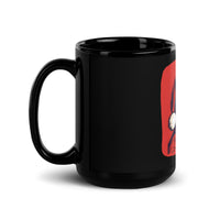 Thumbnail for Cool Santa Wears Red Sunglasses Black Mug