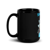 Thumbnail for Santa Tech Cyberpunk Steampunk Christmas Black Mug