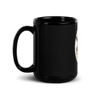 Thumbnail for Steampunk Cat in Realism Fur and Gears Black Mug