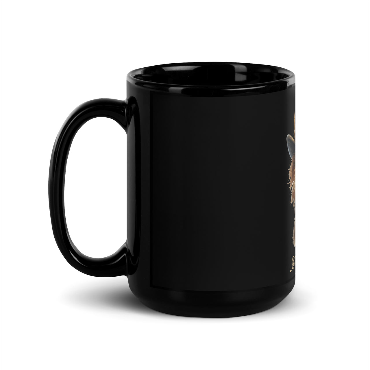 Steampunk Style Dog - Steampunk Pup Black Mug