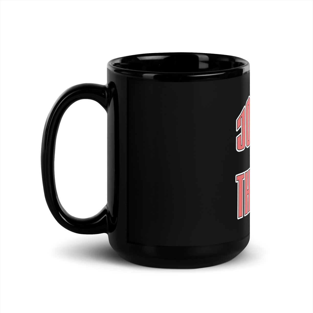 Jogging is My Therapy for Funny Runners Black Mug