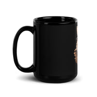 Thumbnail for Steampunk Cat: Top Hat & Gears Black Mug