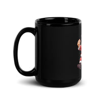 Thumbnail for Santa's Knockout Dance Black Mug
