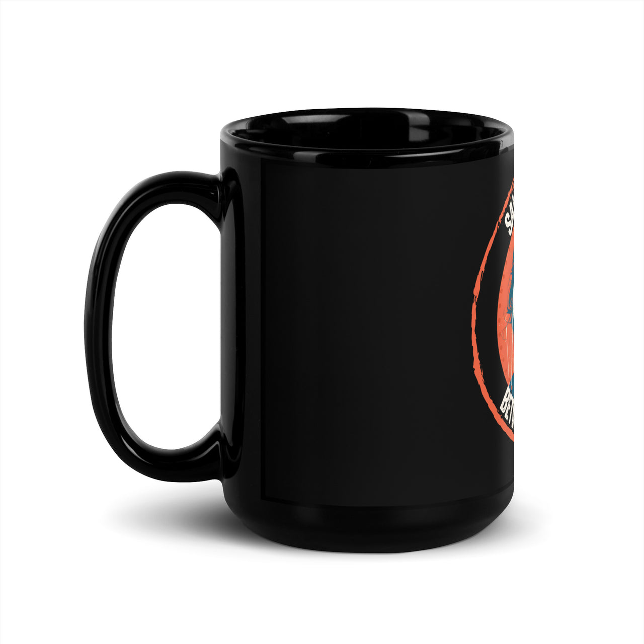 Savor the Pause Between the Notes Black Mug
