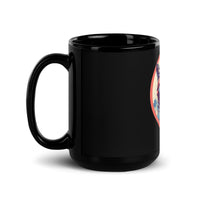 Thumbnail for Cool Cat Groove: Vintage Style Black Mug
