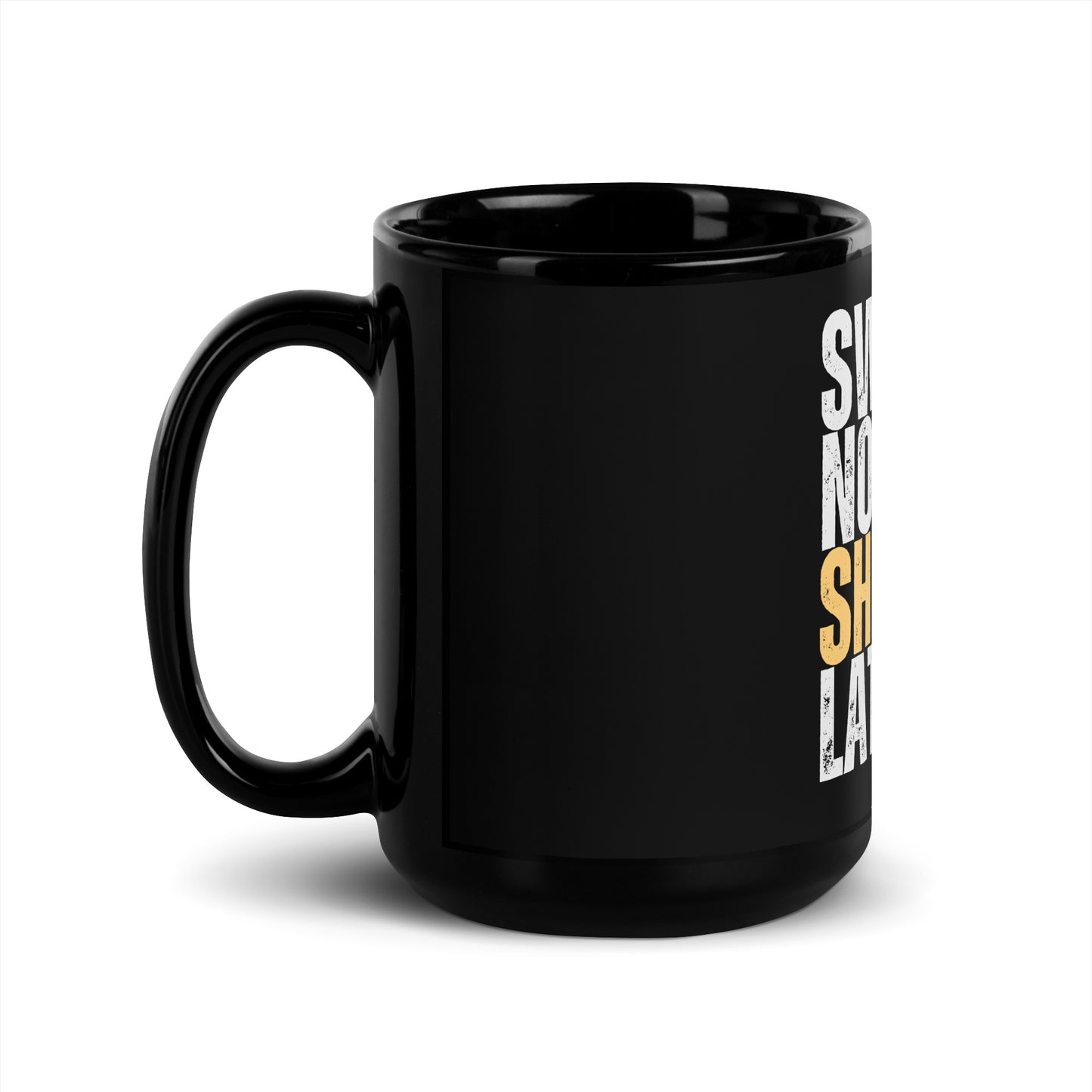 Sweat Now, Shine Later: Fitness Black Mug