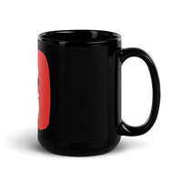 Thumbnail for Cool Santa Wears Red Sunglasses Black Mug