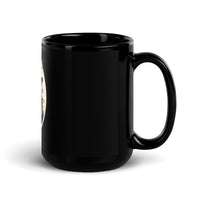 Thumbnail for Steampunk Cat in Realism Fur and Gears Black Mug